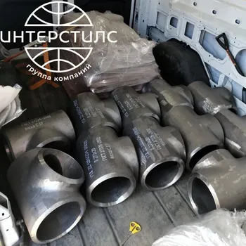Стальной тройник равнопроходной 76 мм 10 мм 09Г2С ГОСТ 17376-2001 купить в Андижане